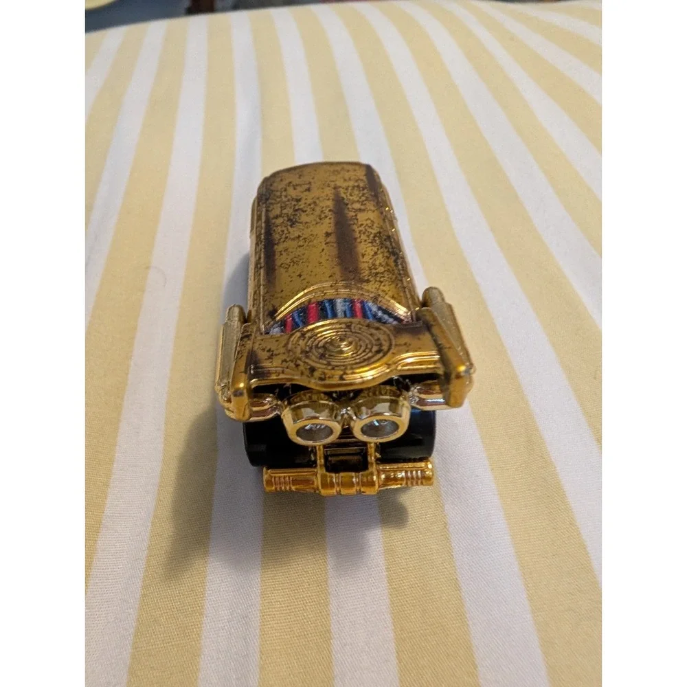 Hot Wheels C-3PO Star Wars 2014 Diecast Toy Vehicle Gold Character Car